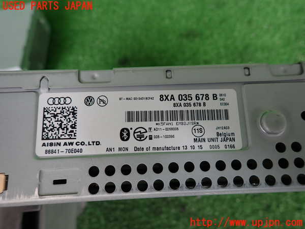 2UPJ-32456589]アウディ・A1 スポーツバック(8XCHZ)カーナビゲーション 中古_m0003.jpg