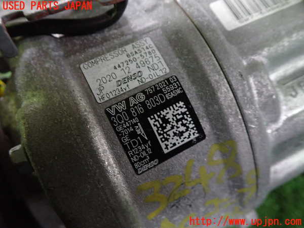 1UPJ-32486025]アウディ・Q3 スポーツバック(F3DPC)エアコンコンプレッサー 中古_m0002.jpg