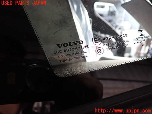 5UPJ-32681382]ボルボ・V40(MB4154T)左クォーターガラス (43R-00048 M189) 中古_m0002.jpg