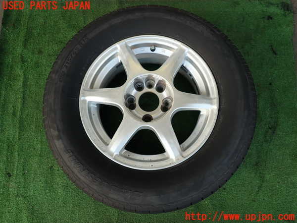 2UPJ-32849027]クラウン 4ドア ハードトップ(GS131)社外タイヤ　ホイール　1本② 215/65R15 中古_m0001.jpg
