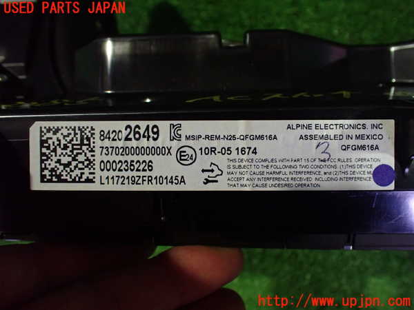 2UPJ-32856066]シボレー・カマロ コンバーチブル(A1XC)エアコンスイッチ1 中古_m0003.jpg