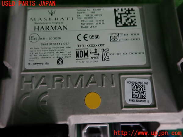 2UPJ-32876589]マセラティ・ギブリ(MG30A)カーナビゲーション HDD 中古_m0003.jpg
