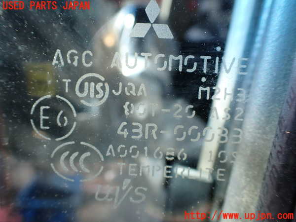5UPJ-32891260]パジェロ(V98W)左前ドア AGC M2H3 中古_m0005.jpg