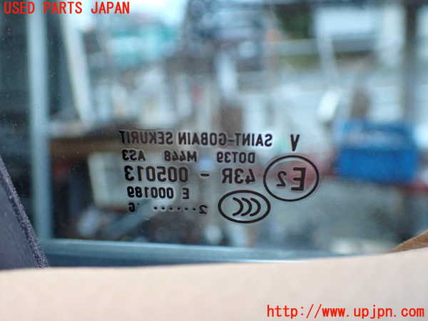 1UPJ-32931320]ポルシェ・カイエン S ハイブリッド(92ACGE)左後ドア SEKURIT M448 中古_m0005.jpg