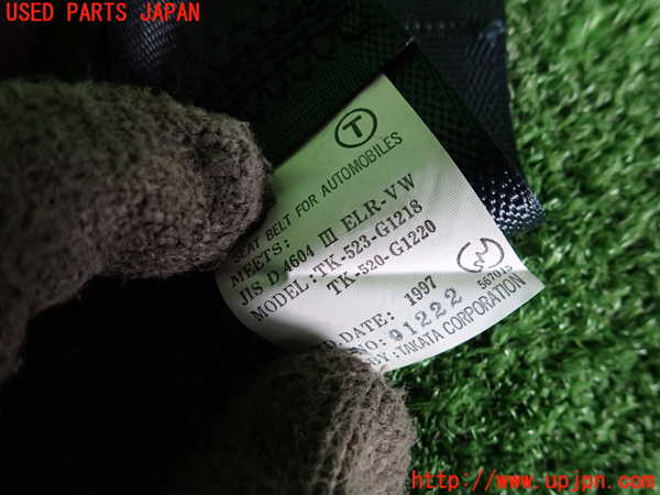 2UPJ-33097185]グロリア Y33型(HY33)左2列目シートベルト 中古_m0002.jpg