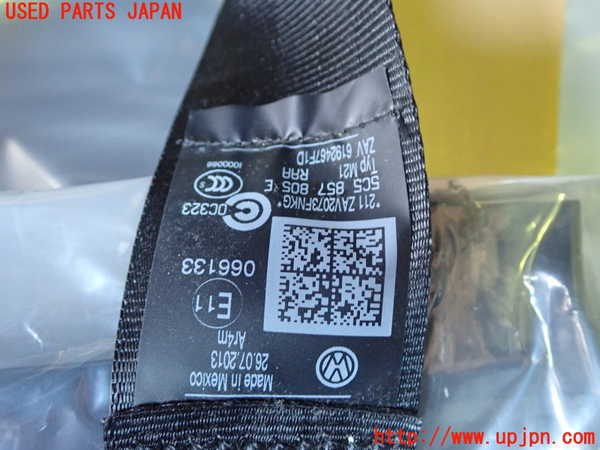 1UPJ-33357185]VW ザ･ビートル(16CPL)左2列目シートベルト 中古_m0003.jpg