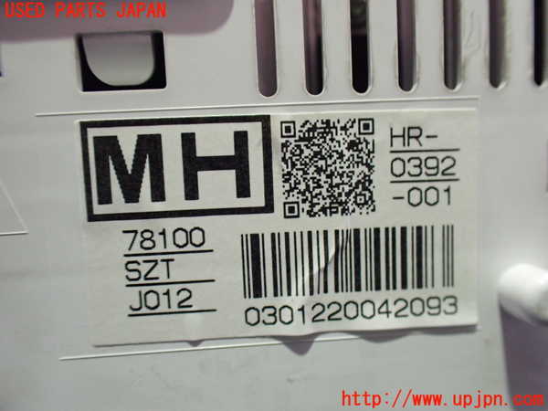 2UPJ-33556170]CR-Z(ZF1)スピードメーター 中古_m0003.jpg