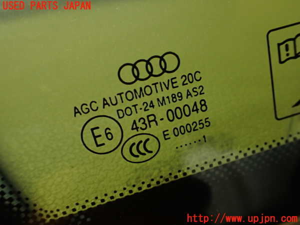 2UPJ-33581382]アウディ・A4(8KCDN)左クォーターガラス 中古(43R-00048 M189)_m0004.jpg