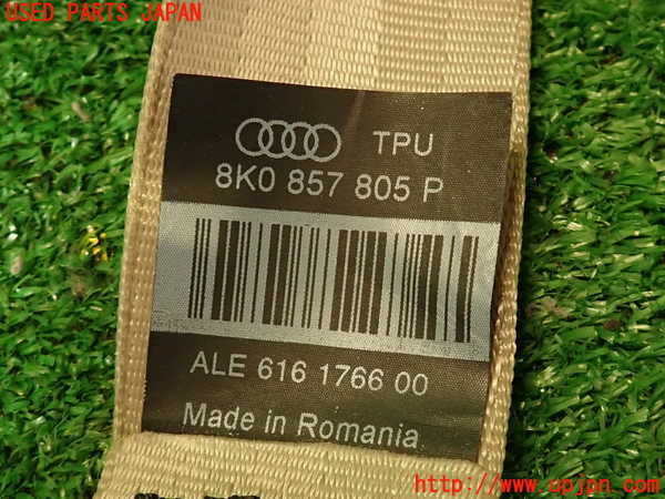 2UPJ-33587185]アウディ・A4(8KCDN)左2列目シートベルト 中古_m0004.jpg