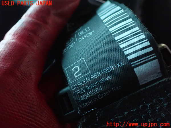 2UPJ-33777155]シトロエン・DS 3(A5C5F04)右2列目シートベルト 中古_m0002.jpg