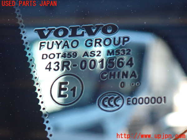2UPJ-33781382]ボルボ・V60(FB4164T)左クォーターガラス 中古(43R-001564 M532)_m0002.jpg