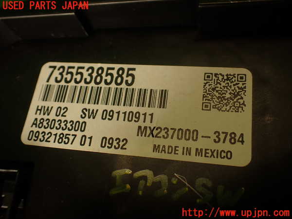 2UPJ-33816066]アバルト・595(312142)エアコンスイッチ1 中古_m0004.jpg