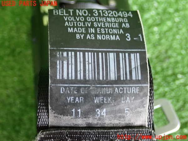2UPJ-33837075]ボルボ・V50(MB4204S)助手席シートベルト 中古_m0003.jpg