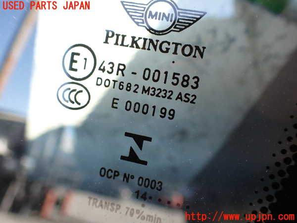 2UPJ-34031380]BMW ミニ(MINI)クーパーD クロスオーバー(XD20F)右クォーターガラス (43R-001583) 中古 (R60)_m0002.jpg