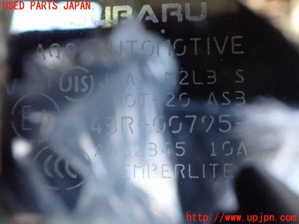 2UPJ-34071382]スバル・XV HYBRID(GPE)左クォーターガラス (43R-007953) 中古_m0002.jpg