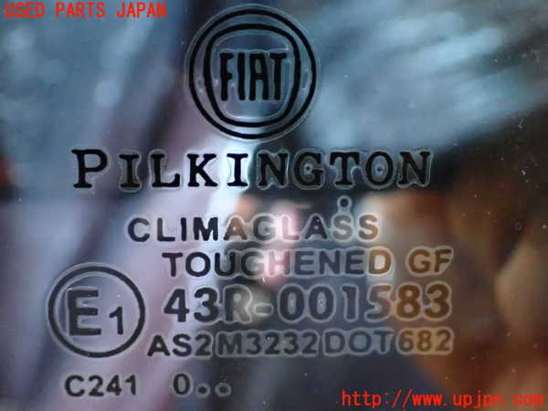 2UPJ-34091382]フィアット・500(31212)左クォーターガラス 中古 PILKINGTON M3232 43R-001583_m0002.jpg