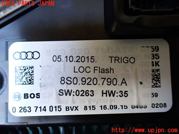 1UPJ-34166170]アウディ・TT クーペ(FVCHH)スピードメーター 中古_m0004.jpg