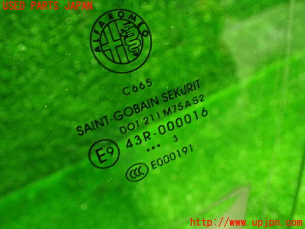 1UPJ-34291268]アルファロメオ・ジュリエッタ(940141)左前ドアガラス 中古_m0002.jpg