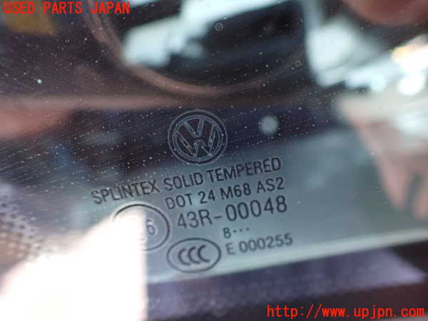 2UPJ-34301200]VW ゴルフ トゥーラン(1TBLG)右フロント三角窓ガラス 中古 SPLINTEX M68 43R-00048_m0002.jpg