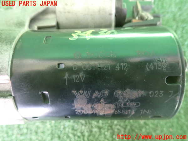 2UPJ-34306010]VW ゴルフ トゥーラン(1TBLG)セルモーター 中古_m0003.jpg