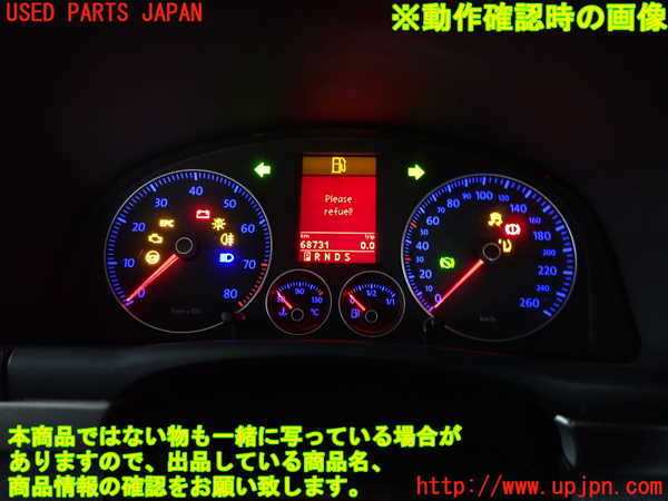 2UPJ-34306170]VW ゴルフ トゥーラン(1TBLG)スピードメーター 中古_m0005.jpg