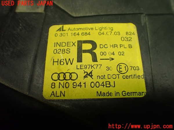 1UPJ-34401130]アウディ・TT ロードスター(8NAUQ)右ヘッドライト HID 中古_m0004.jpg
