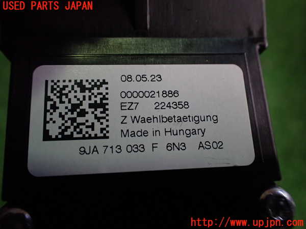 2UPJ-34557555]ポルシェ・タイカン 4S(J1NB)ATシフトレバー 中古_m0003.jpg