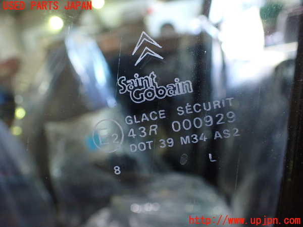 1UPJ-34601260]シトロエン・CX(型式不明)左前ドア 中古 SAINT-GOBAIN SEKURIT M34 43R-000929_m0005.jpg