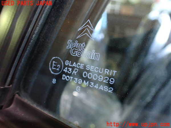 1UPJ-34601320]シトロエン・CX(型式不明)左後ドア 中古 SAINT-GOBAIN SEKURIT M34 43R-00092_m0005.jpg