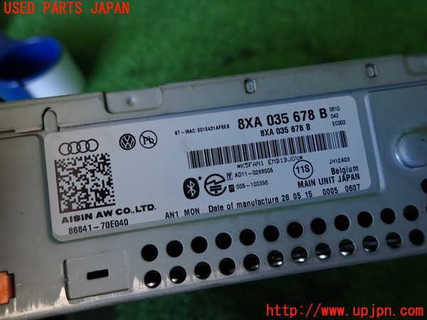 2UPJ-34696589]アウディ・A1 スポーツバック(8XCZE)カーナビゲーション HDD 中古_m0003.jpg