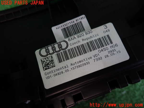 2UPJ-34696170]アウディ・A1 スポーツバック(8XCZE)スピードメーター 中古_m0003.jpg