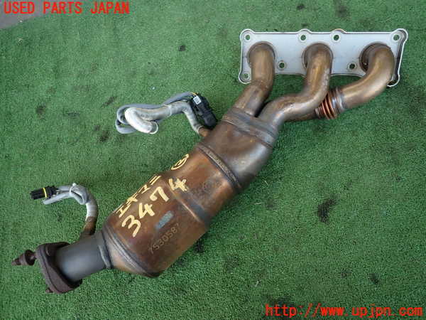 2UPJ-34742042]BMW X3(PC25)(E83系)エキマニ2 触媒 マニバーター 中古_m0001.jpg