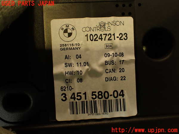 2UPJ-34746170]BMW X3(PC25)(E83系)スピードメーター 中古_m0004.jpg