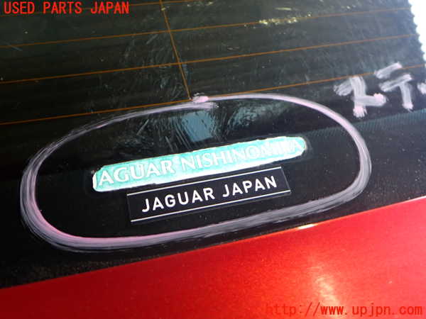 2UPJ-34771560]ジャガー・Xタイプ(J51YB)リアガラス 中古 SAINT-GOBAIN SEKURIT M391 43R-001167_m0002.jpg