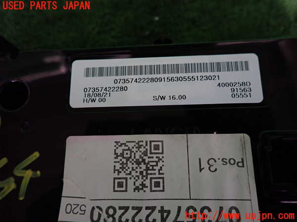 2UPJ-34796066]ジープ・レネゲード(BV13PM)エアコンスイッチ1 中古_m0003.jpg