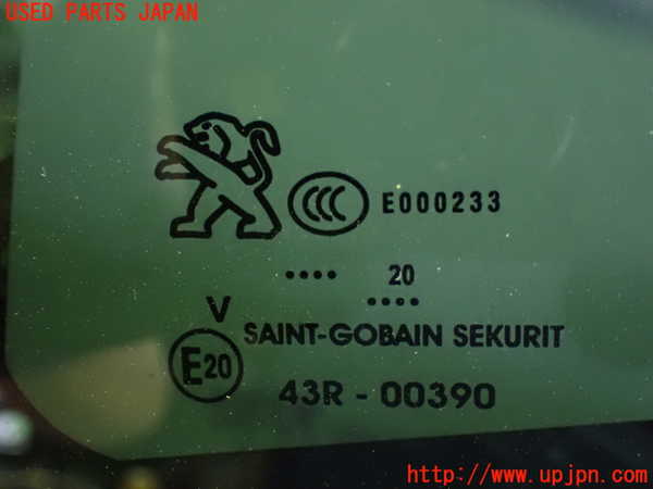 1UPJ-34801382]プジョー・508SW(R85G06)左クォーターガラス 中古_m0002.jpg