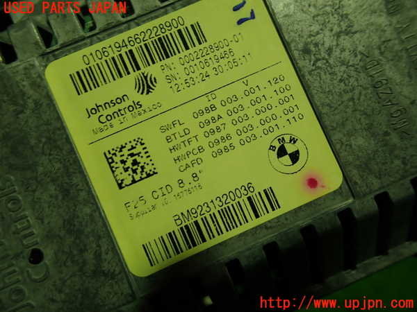 1UPJ-34846629]BMW X3 F25(WX35)モニター 中古_m0002.jpg