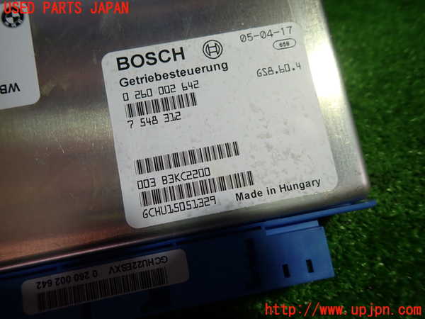5UPJ-34986115]BMW Z4 ロードスター(BT25)　E85ミッションコンピューター 中古_m0002.jpg