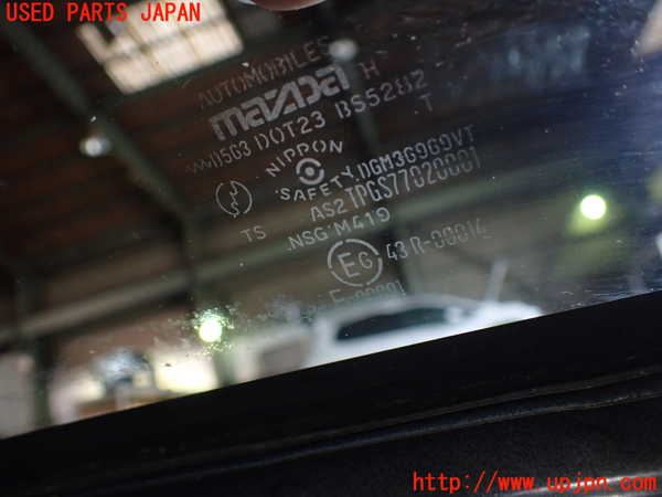 5UPJ-34991380]サバンナ RX-7 FB3S 後期(SA22C)右クォーターガラス 中古 NSG M419 43R-00014_m0002.jpg