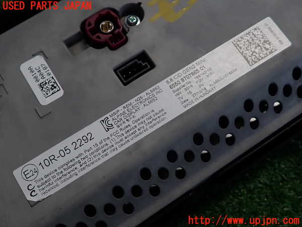 2UPJ-35016629]BMW ミニ(MINI)クーパーD(XT15M)(F55)モニター 中古_m0003.jpg