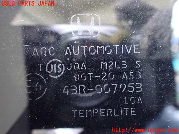 1UPJ-35091382]ステップワゴン(RK1)左クォーターガラス 中古 AGC M2L3 43R-007953_m0003.jpg