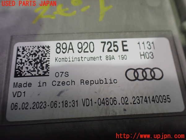 2UPJ-35186170]アウディ・Q4 スポーツバック e-tron(FZEBJ)スピードメーター  (ジャンク品) 中古_m0004.jpg