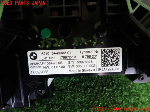 2UPJ-35206170]BMW ミニ(MINI)クーパー(XU15MW)スピードメーター 中古 （F55）_m0003.jpg