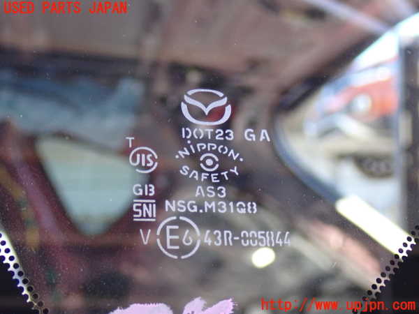 5UPJ-35221382]CX-5(KF2P)左クォーターガラス 中古(43R-005844 M31Q8)_m0003.jpg