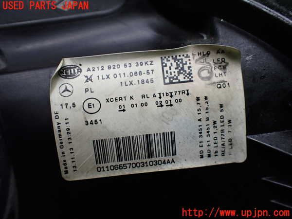 1UPJ-35281132]ベンツ E300(212055C)(212)左ヘッドライト LED (ジャンク品) 中古_m0005.jpg
