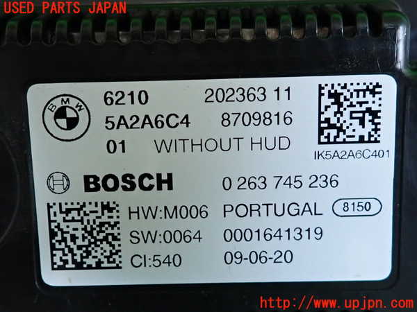 5UPJ-35326170]BMW 118d(7M20)(F40)スピードメーター 中古_m0003.jpg