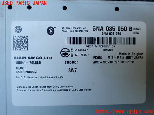 1UPJ-35406589]VW アルテオン(3HDJHF)カーナビゲーション 中古_m0003.jpg