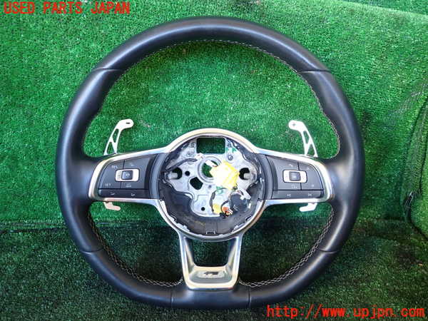 1UPJ-35407855]VW アルテオン(3HDJHF)ステアリングホイール 中古_m0001.jpg