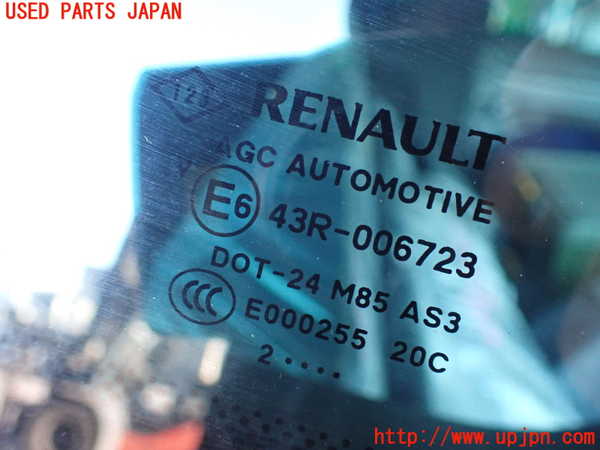 2UPJ-35491380]ルノー・メガーヌ R.S.(ルノー・スポール)(DZF4R)右クォーターガラス 中古 AGC M85 43R-006723_m0003.jpg