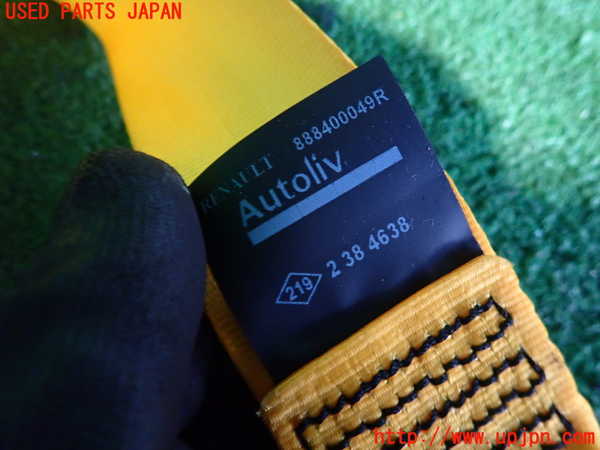2UPJ-35497155]ルノー・メガーヌ R.S.(ルノー・スポール)(DZF4R)右2列目シートベルト 中古_m0002.jpg